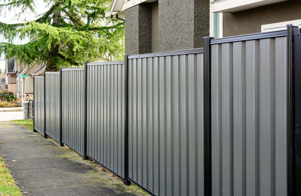 Steel privacy fence panels — Armour Guard Fence BC